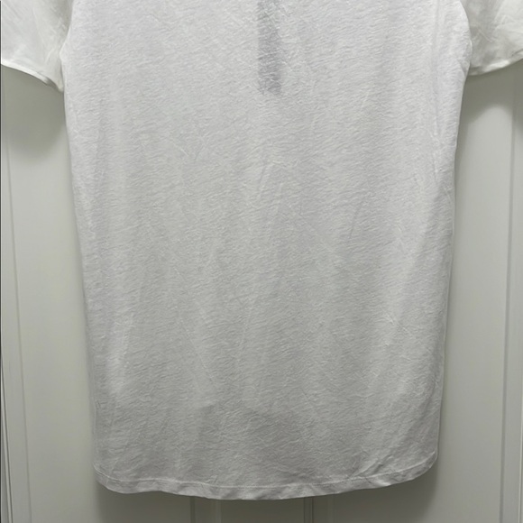 NWT NIC+ZOE White Linen Blend Recycled Fibers Blouse Top - Size Small - Picture 13 of 14